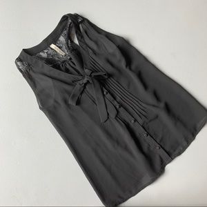 Black shear blouse